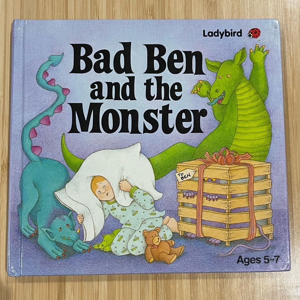 “Bad Ben and the Monster” by Joan Stimson Hardcover Children’s book